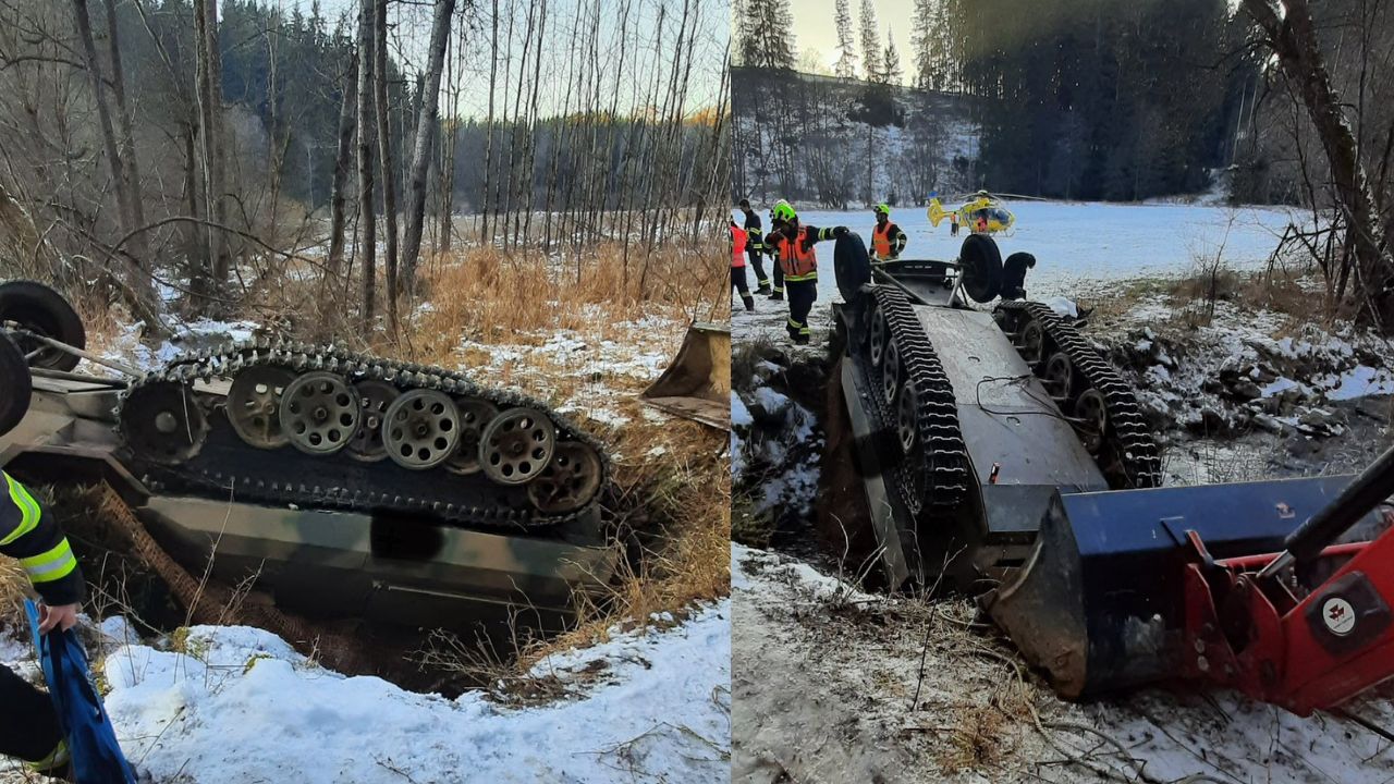 Nazi tankı iki kişiyi ezdi