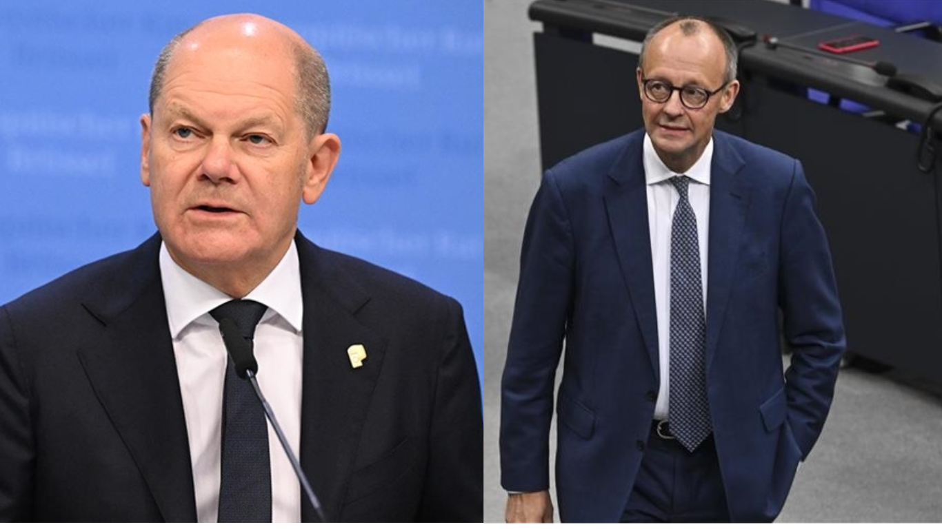 Almanya’da düello : Scholz ile Merz karşı karşıya geldi