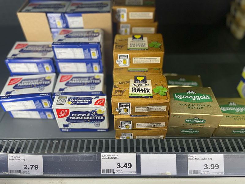 Yüksek oranlı fiyat artışları nedeniyle Avrupa’da „tereyağı krizi“ yaşanıyor
