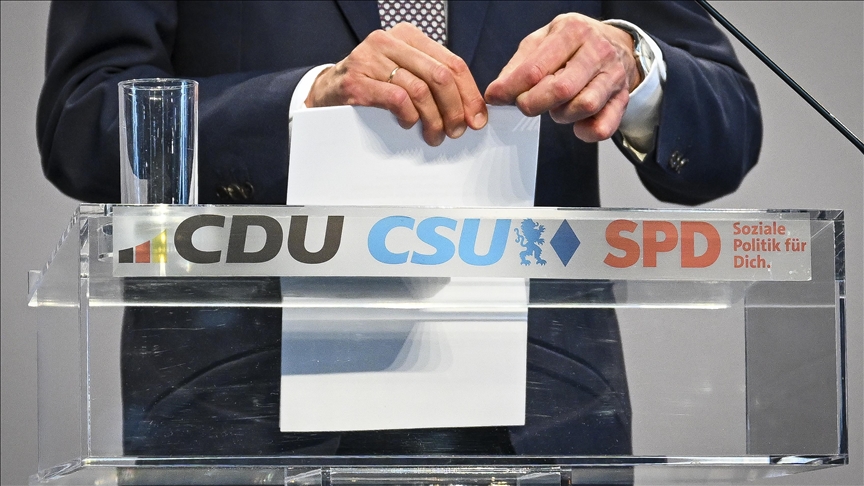 Almanya’da Hristiyan Demokrat Birlik Partisinden koalisyon protokolüne onay