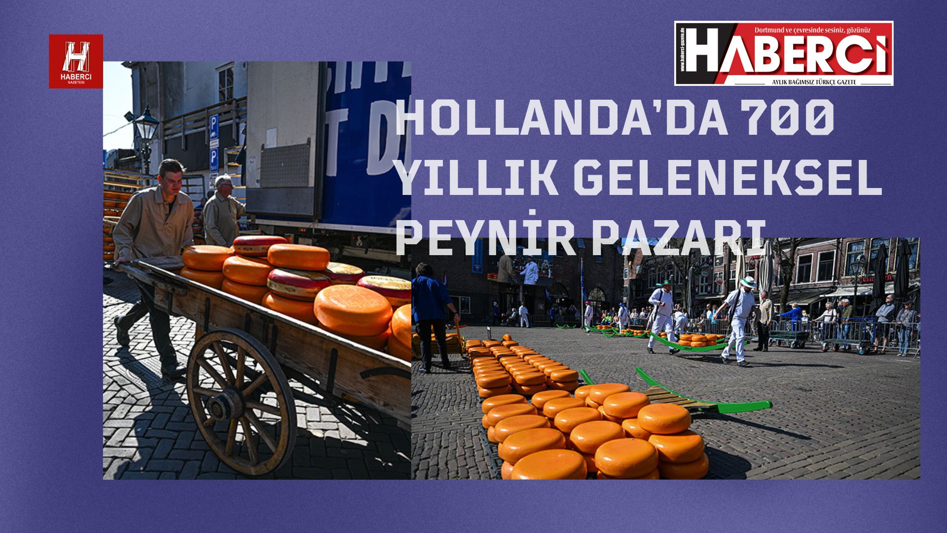Hollanda’nın 700 yıllık peynir pazarı (VİDEO)