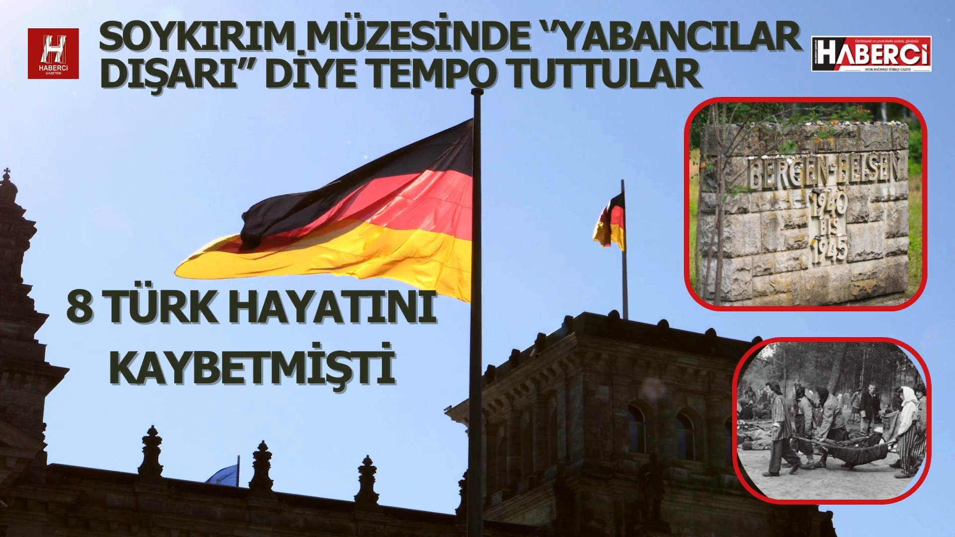 Soykırım müzesinde ‘’Yabancılar dışarı’’ diye tempo tuttular (VİDEO)