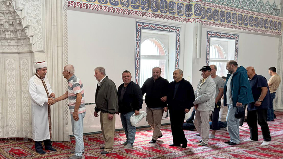Düsseldorf DİTİB Merkez Camii’nde duygusal veda