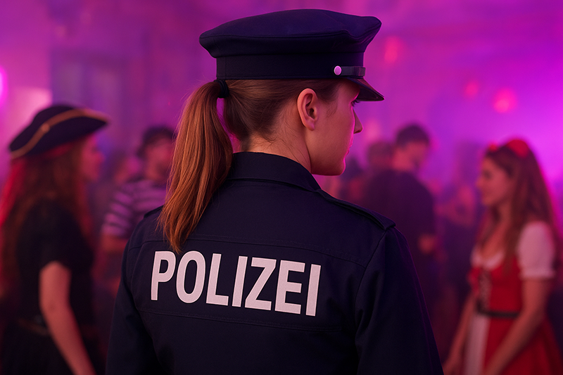 Polis üniformasını partide giydi, kariyeri bitti