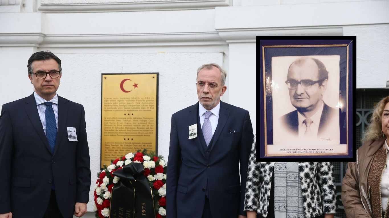 Viyana’da Ermeni teröristlerce şehit edilen Büyükelçi Tunalıgil anıldı