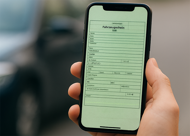 Dijital Ruhsat (Fahrzeugschein) başladı