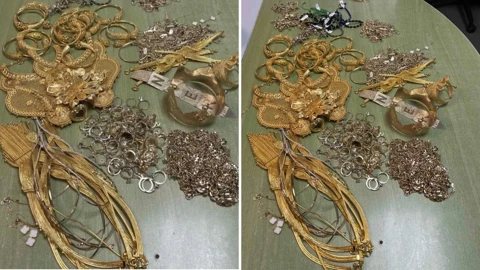 Yoğurt kovasından servet çıktı