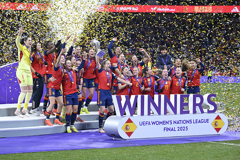 UEFA Kadınlar Uluslar Ligi’nde İspanya şampiyon oldu
