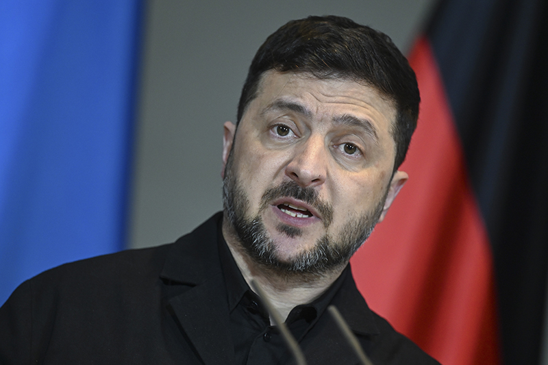 Ukrayna Devlet Başkanı Zelenskiy, Almanya'da