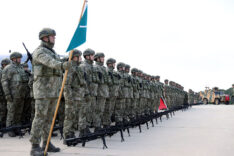 Almanya'daki Steadfast Dart 2026 Tatbikatı'na katılacak birlikler Tekirdağ'dan uğurlandı