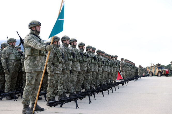 Almanya'daki Steadfast Dart 2026 Tatbikatı'na katılacak birlikler Tekirdağ'dan uğurlandı