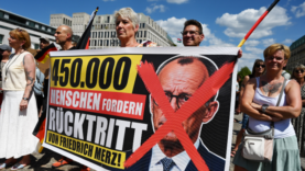 merz protesto