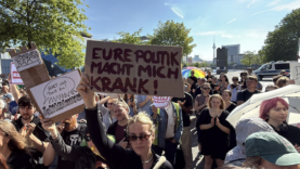 saglik reformu protesto almanya