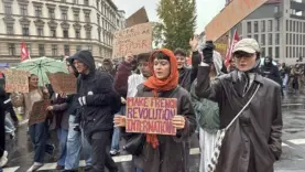 berlin ögrenci gösteri